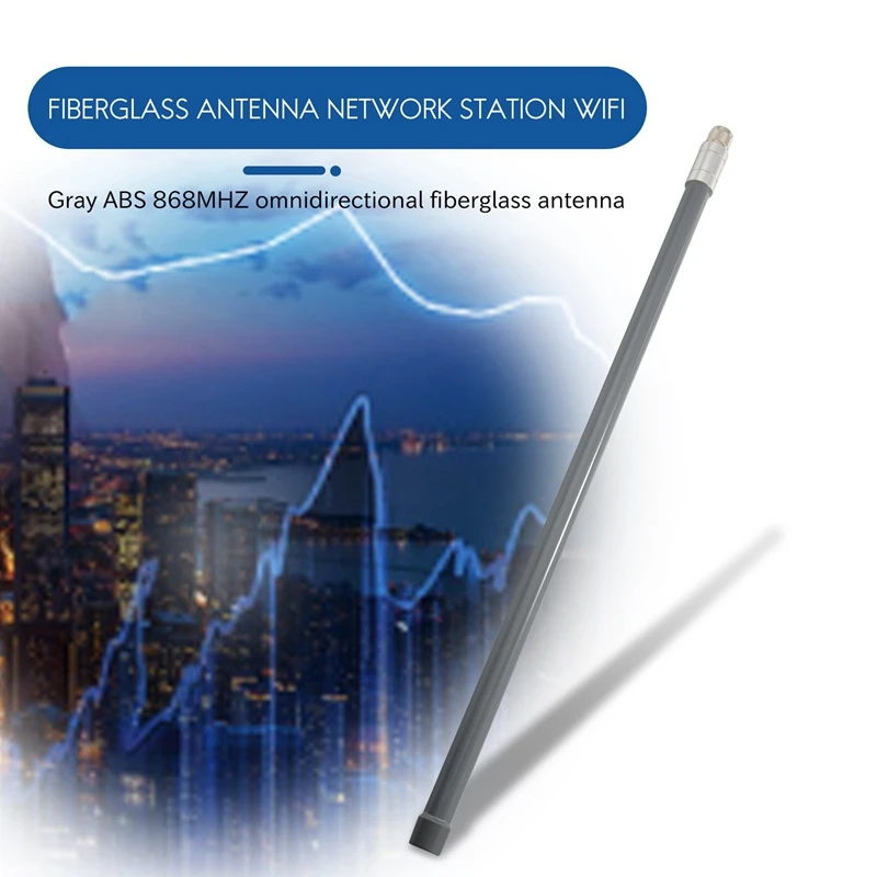 868 МГц антенна всенаправленная антенна из стекловолокна 10Dbi наружный ретранслятор монитора скольжения крыши UHF IOT RFID Lorawan мониторная антенна для Outdoo