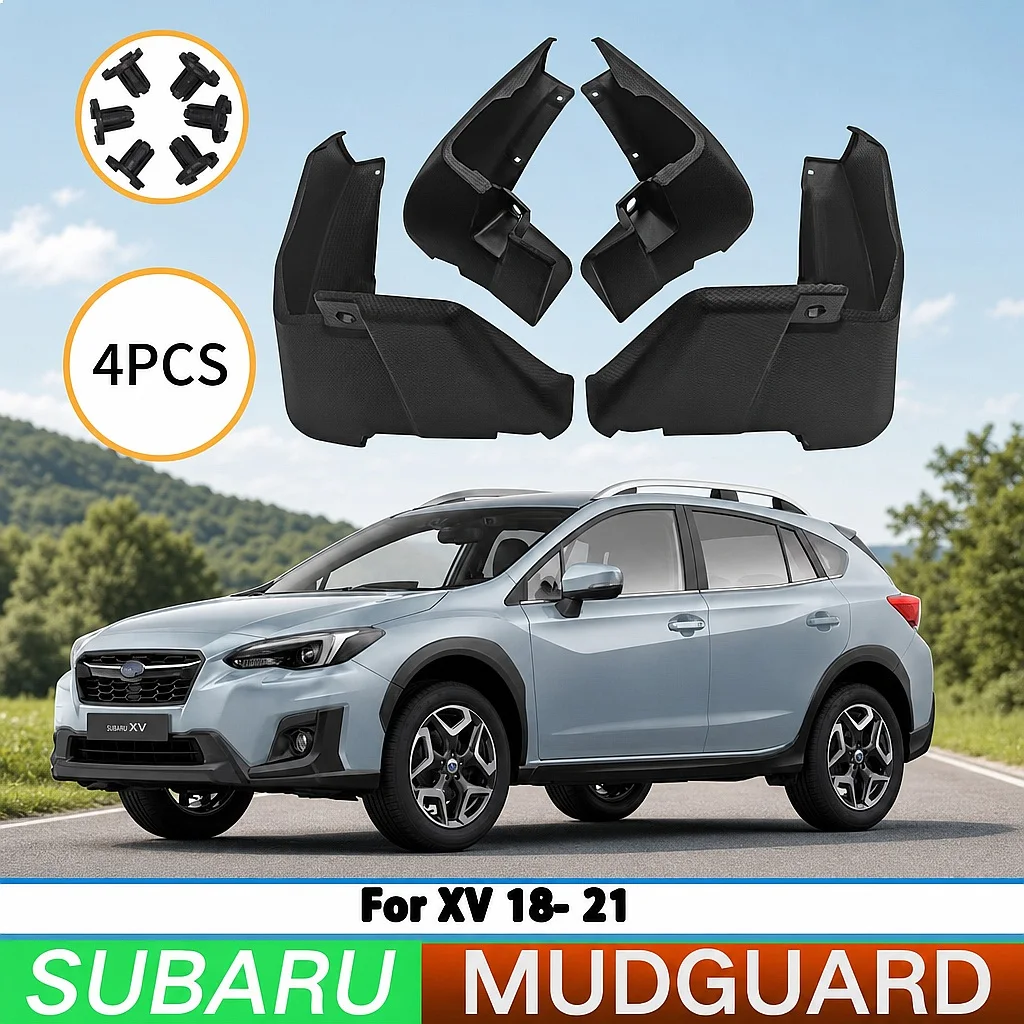 

For 2018-2021 Subaru XV Mud Flaps Splash Guards Front Rear Wheel Fender 4pcs