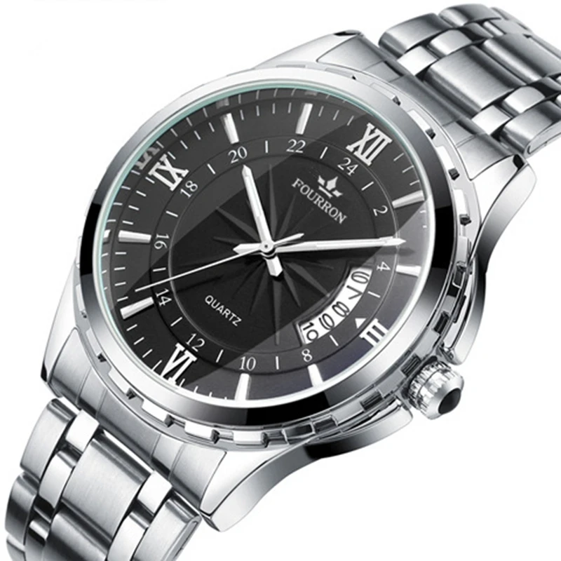 New Fashion  Luxury Top brand  watches men waterproof Simple Genuine watch steel men\'s quartz watch men clock Dropshipping!!!
