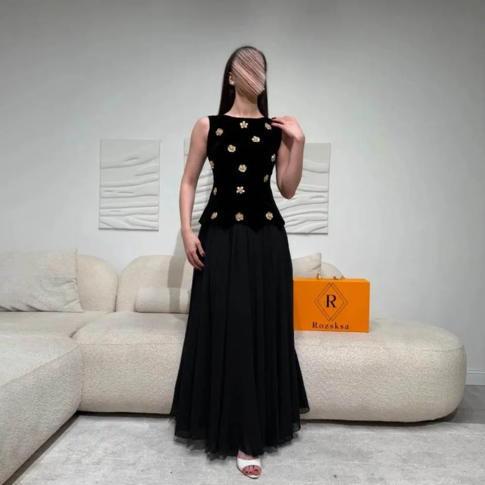 

Ruched Women Prom Dress Customized Sleeveless Party Gown Charming Mermaid Party Dress Flower Women Evening Gownفساتين س