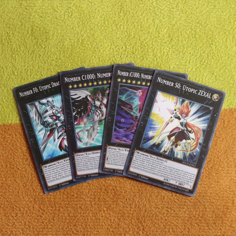 Yugioh Card SER Letter In English NO.COMPLETE FILE Number Card Collection 59*86mm 148 Pcs