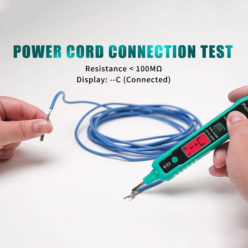 Pro'sKit NT-320-C Multifunctional Test Pen  special use Electrical Induction Test Pen digital display test pen for electricians