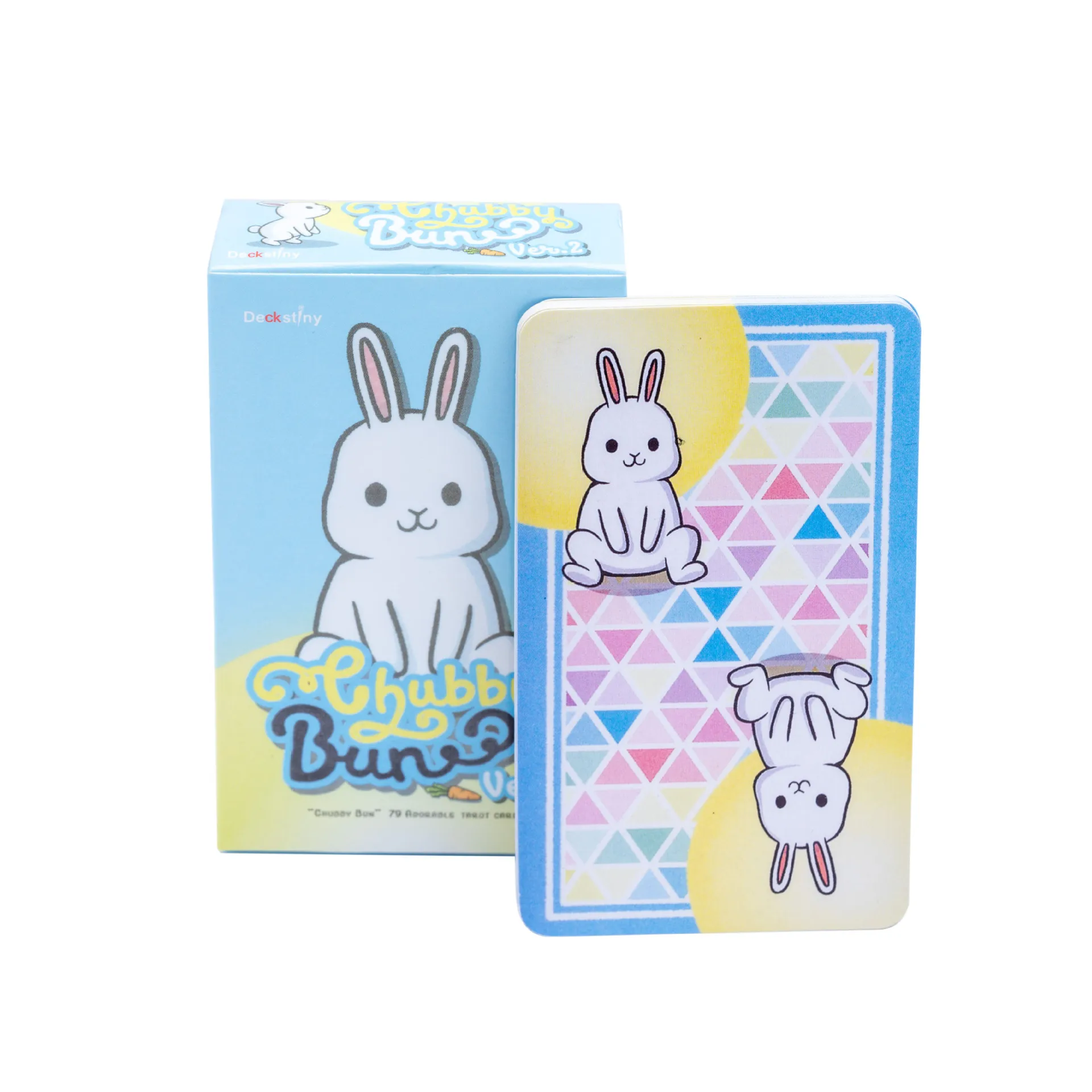 

Колода Таро Chubby Bun Rabbit, версия 2, настольная игра для отдыха, вечеринки, высокое качество, карты «Пророчество, пророчество, оракула»