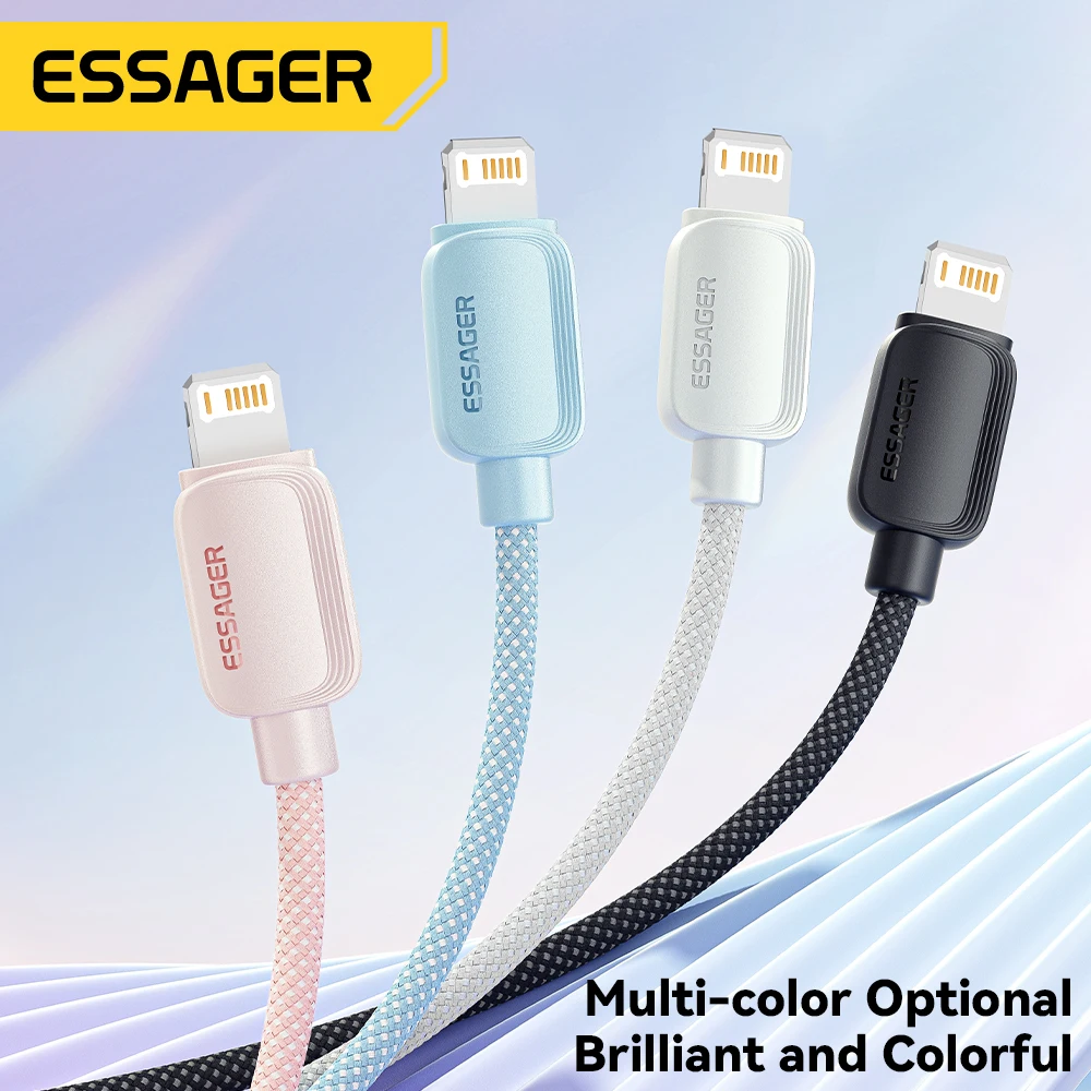 Essager-Câble USB Type C pour iPhone, 14, 13, 12, 11 Pro Max, XS, PD, 20W, Charge rapide, Pluies, 29W, Fil, réinitialisation, iPad, Macbook