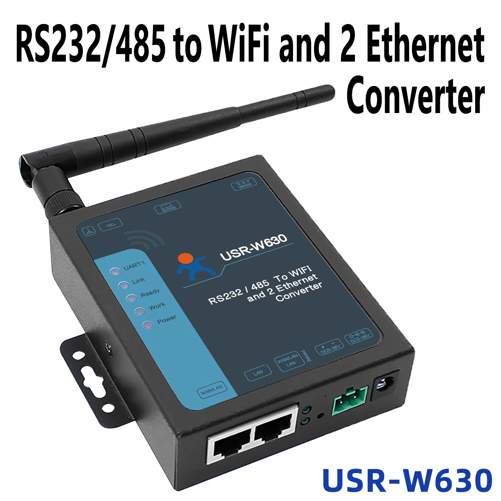 convertisseur-serie-rs485-rs232-vers-wi-fi-ethernet-serveur-de-peripheriques-passerelle-modbus-rtu-vers-modbus-tcp-mqtt-2-ports-deux-lan-pusr-usr-w630