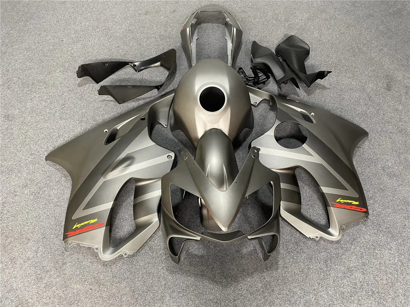 Motorcycle Fairing Kit Honda CBR600 F4I 04-07 CBR600 2004 2005 2006 2007  Fairing Black Gray