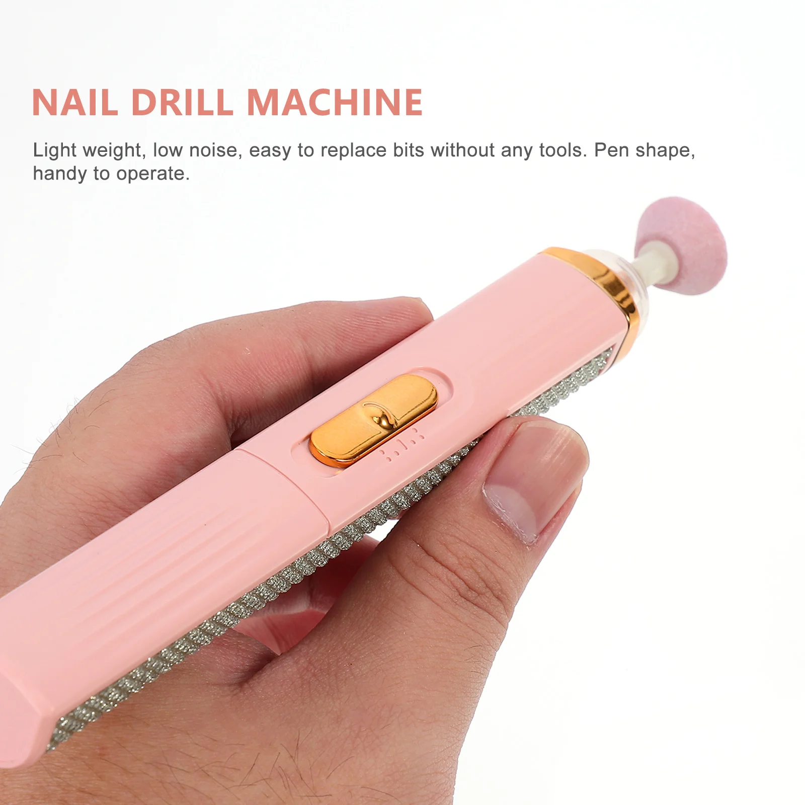 Nagelbohrer-Set, tragbares elektrisches Nagelfeilen-Maniküre-Set, professionelles Multifunktionswerkzeug für den Heim- und Salongebrauch