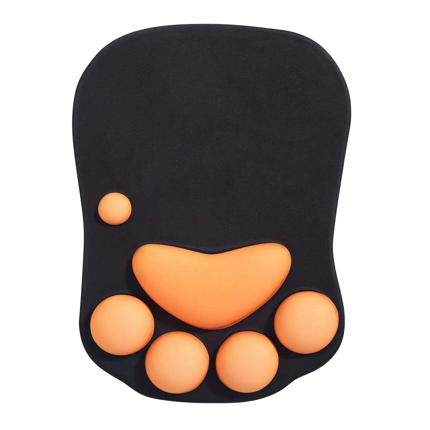 Cat Paw Mouse Pad with Wrist Support Soft Armrest Silicone Wrist Rests Wrist Cushion Comfort Mouse Mat Desk Decor for Office