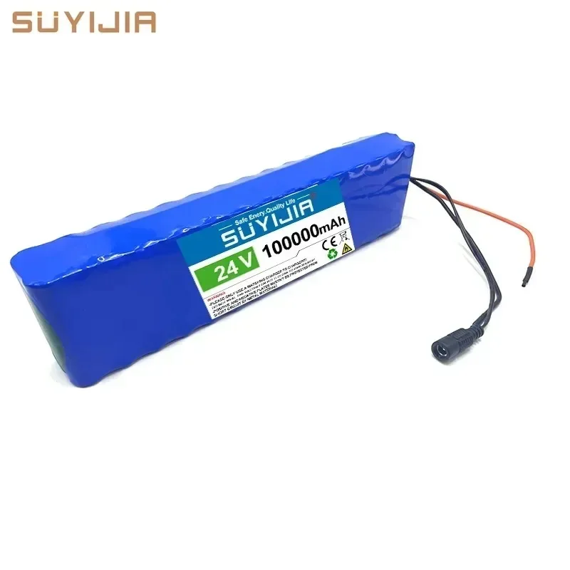 Batterie Ion Eddie Rechargeable avec BMS, 7S4P, 100000mAh, 24V, 18650, Vélo Électrique, Scooter, Balance, Fauteuil Roulant