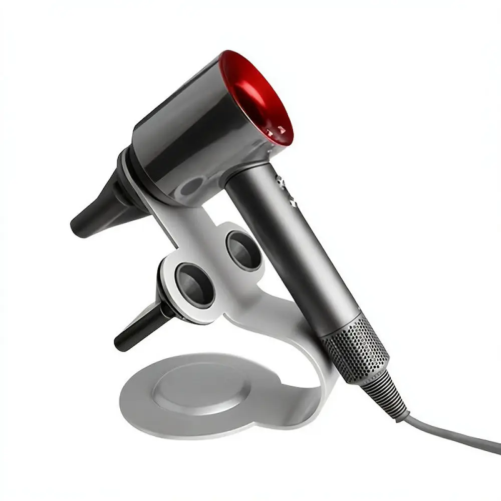 Heavy Duty Metal Stand For Dyson Hair Dryer Wall Mount Holder Organizer Rack Bathroom Appliance Accessory