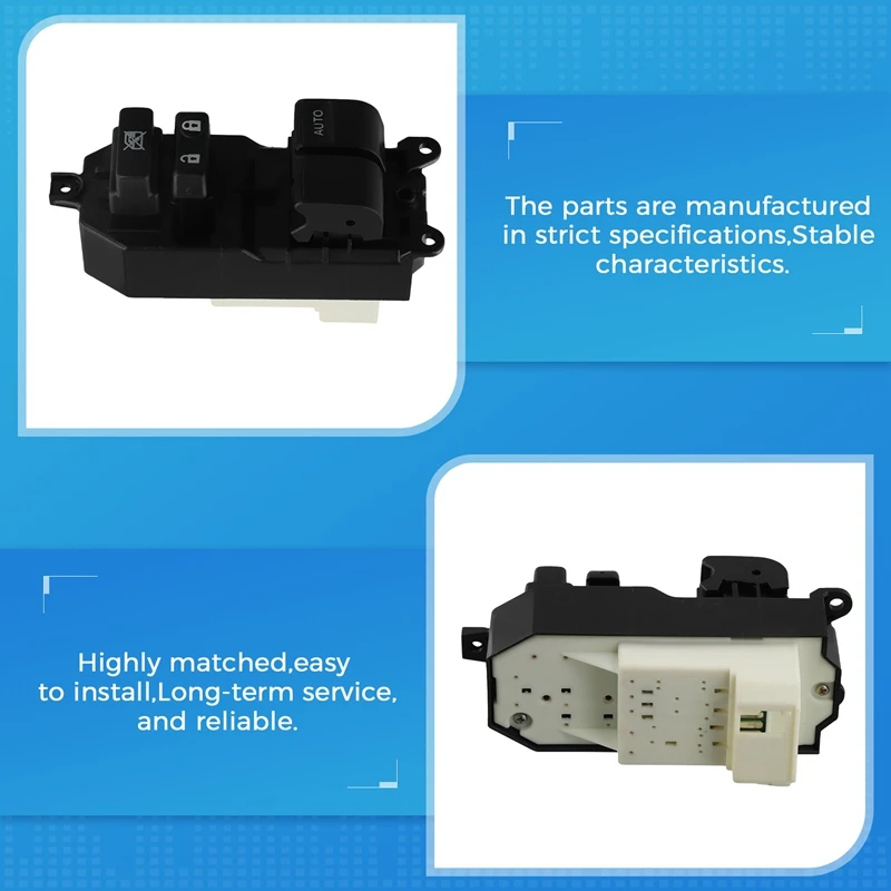 Power Master Window Control Switch Window Glass Lift Switch For Toyota Yaris Rav 4 Corolla 2005-2011 RHD 84820-0D100