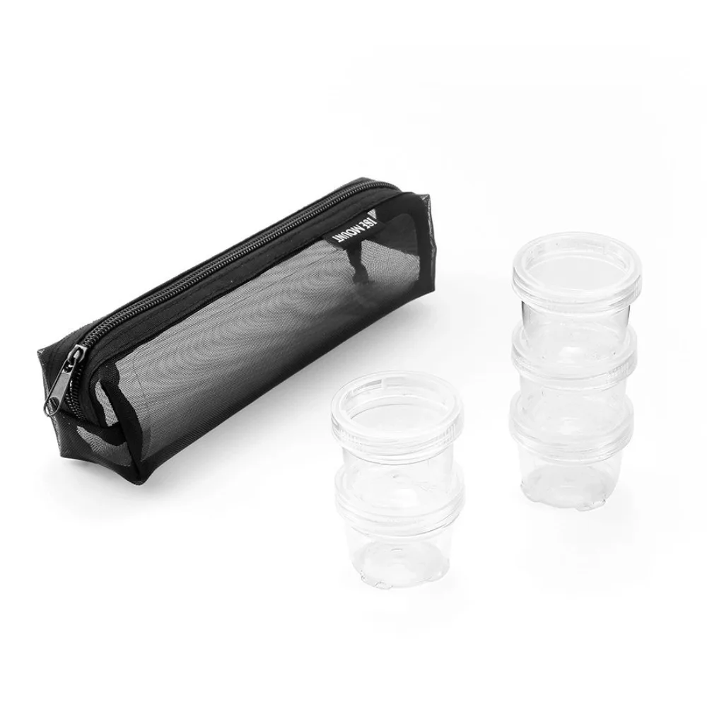 

Портативный с 5 бутылками для приправ, набор для кемпинга, специй, нейлоновая сумка для хранения, небольшой контейнер для специй, дорожный контейнер для специй, дорожный контейнер для специй