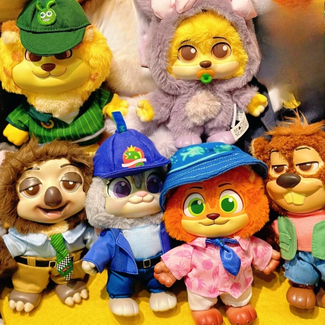 Zootopia 2 الحياة اليومية صندوق أعمى نيك جودي المنقولة عمل الشكل الفينيل أفخم المفاتيح قلادة دمية جمع صندوق مفاجأة الهدايا