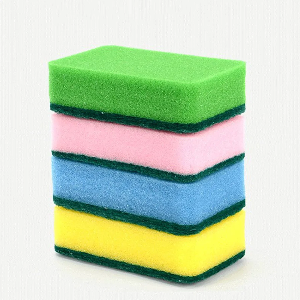 5 قطعة لوحة تجوب إسفنجة تنظيف المطبخ المتينة لغسل الصحون بالوعة صنبور موقد غير خدش متعددة الأغراض فرك الإسفنج