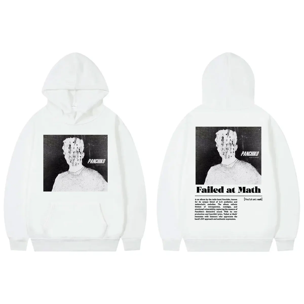 Limited Panchiko Band Music Album Print Hoodie Men's Women's Rock Hip Hop Vintage Sweatshirts Fashion Casual Oversized Pullovers