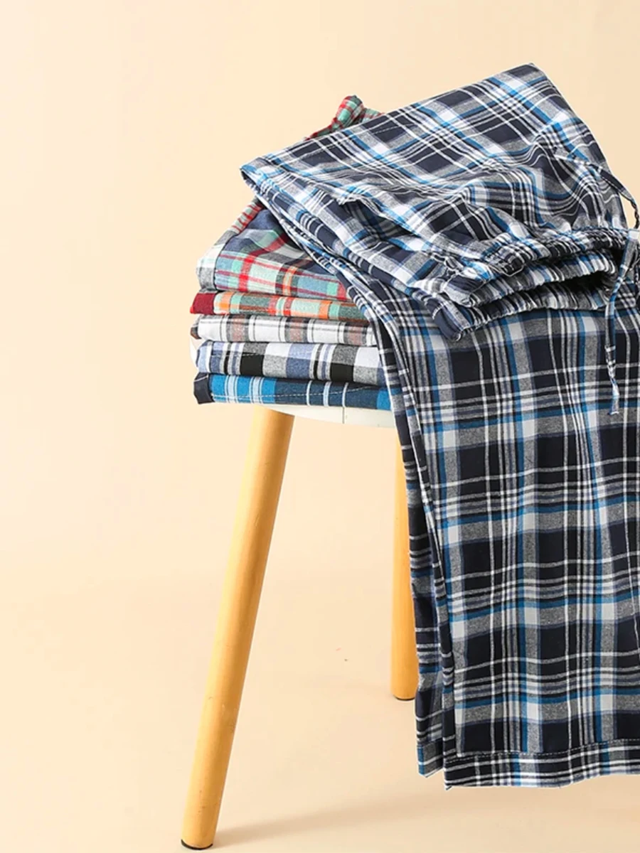 Spring, Autumn and Winter Men's Single-Piece Pajama Pants, Thickeneded Pants, Plus Fat, Large Size, Casual, Can Be Worn Outside, Fashionable Home Pants