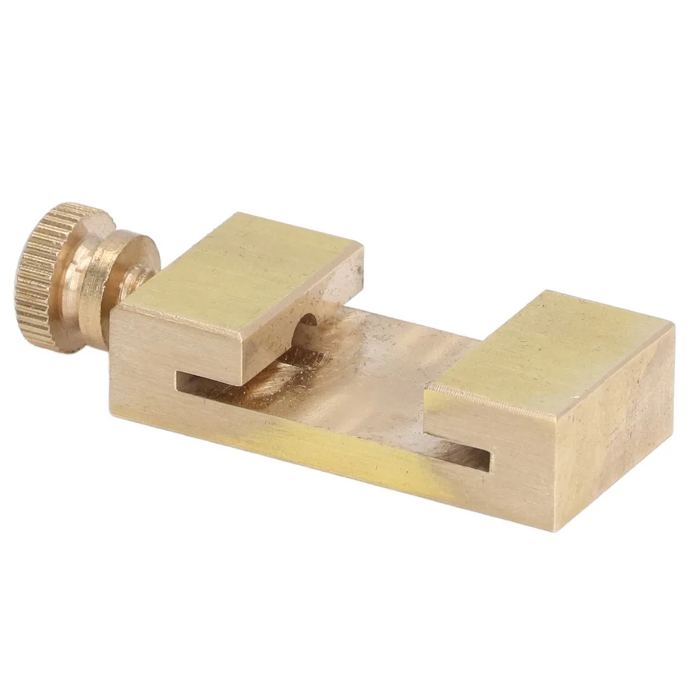 Practical Adjustable Brass Scribe Parallel Steel Ruler Marking Block Limit Block 40 x 20 mm Positioning Locator