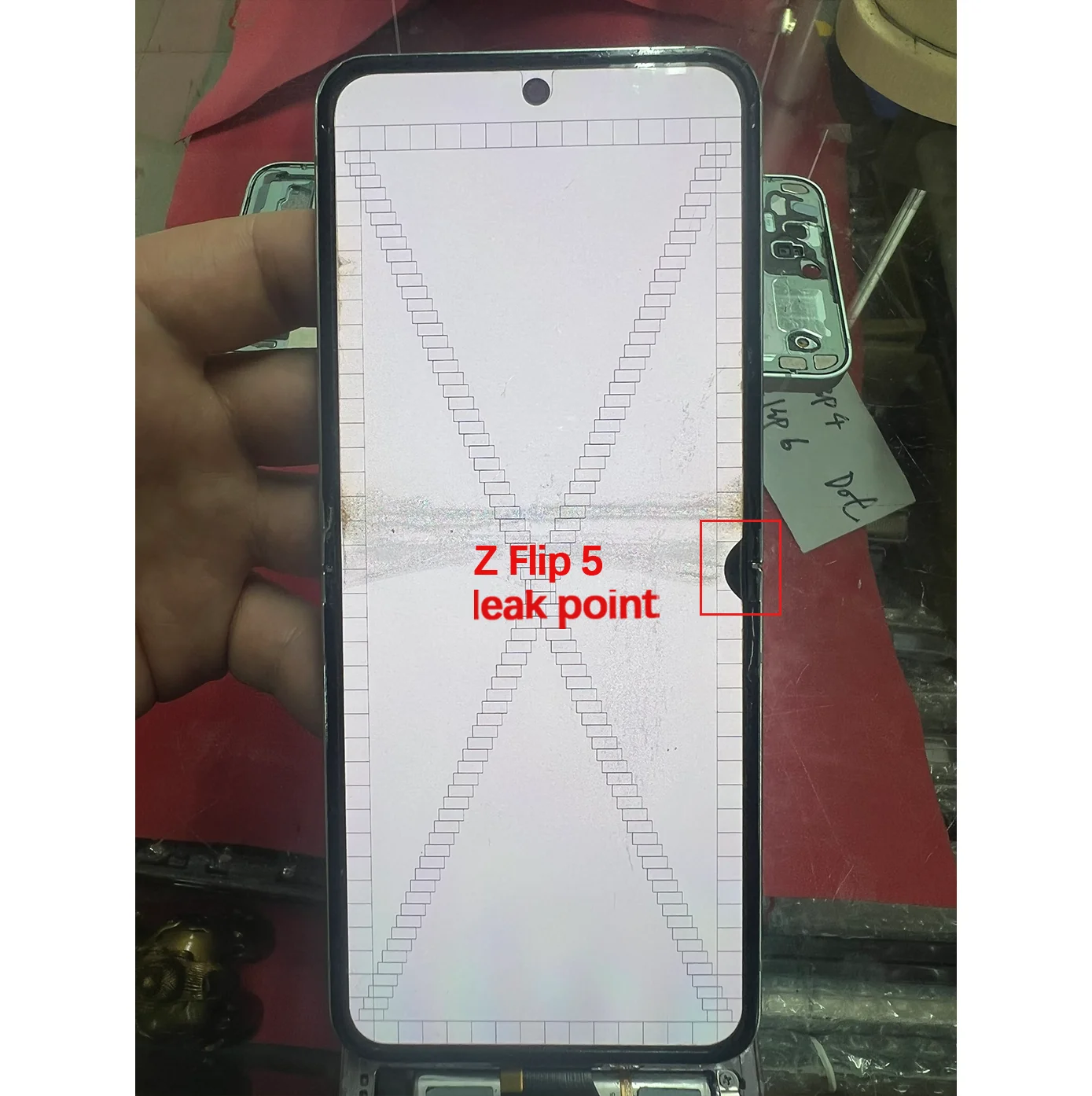 AMOLED has defect LCD For Samsung Galaxy Z Flip5 /F7310/W7024 Display Screen Display Touch Screen With Frame Digitizer Assembly image 3