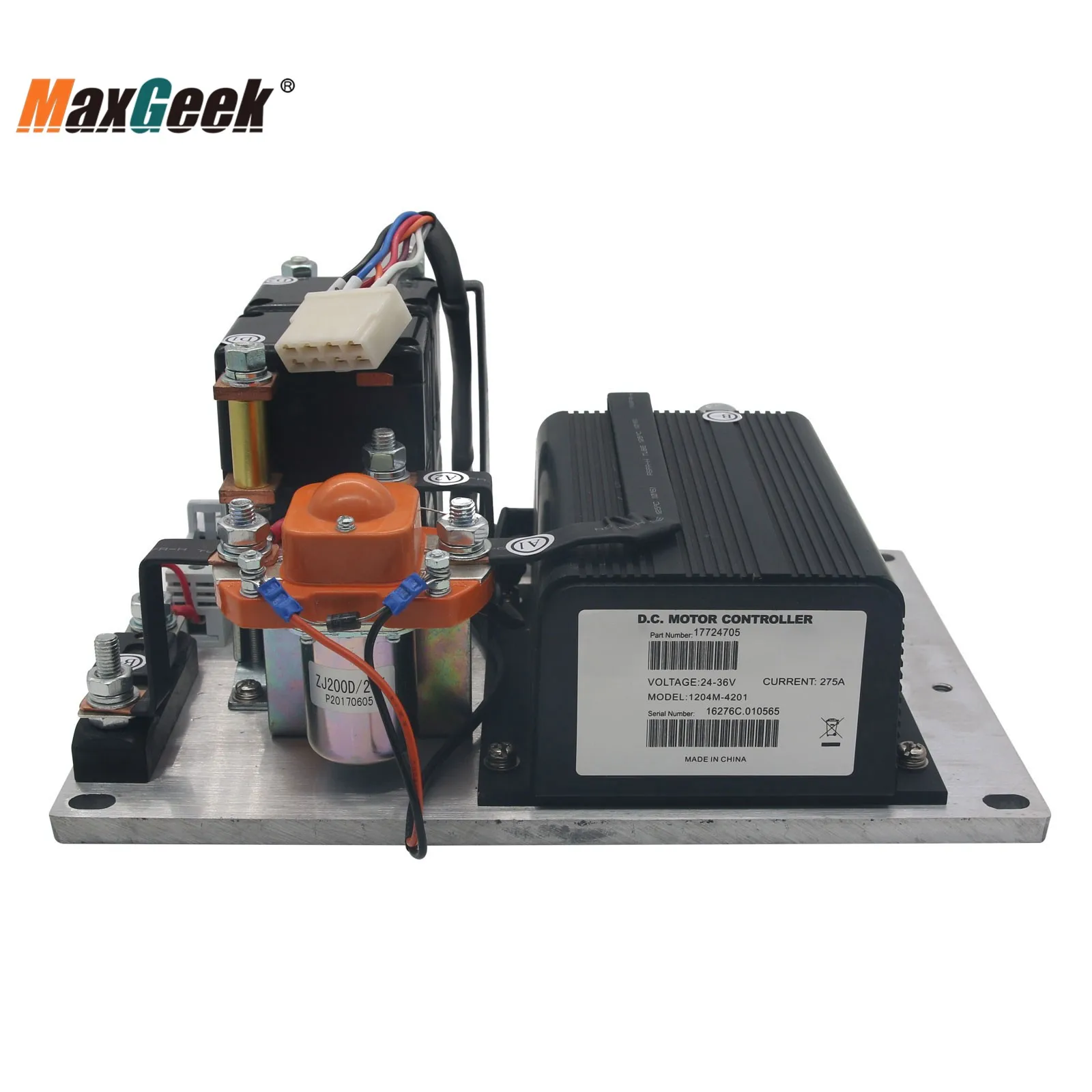 Maxgeek CURTIS Programmable DC Series Motor Controller Assemblage 1204M-4201 24V 36V