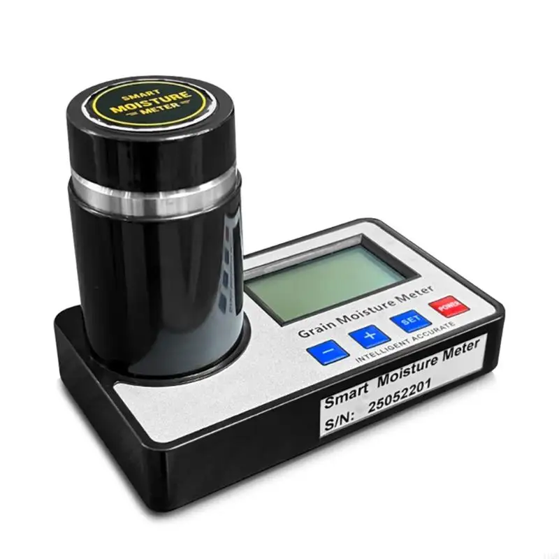 

2025 New 8%-30% Wheat Moisture Meter Tester Automatic Temperature Compensation Hygrometer