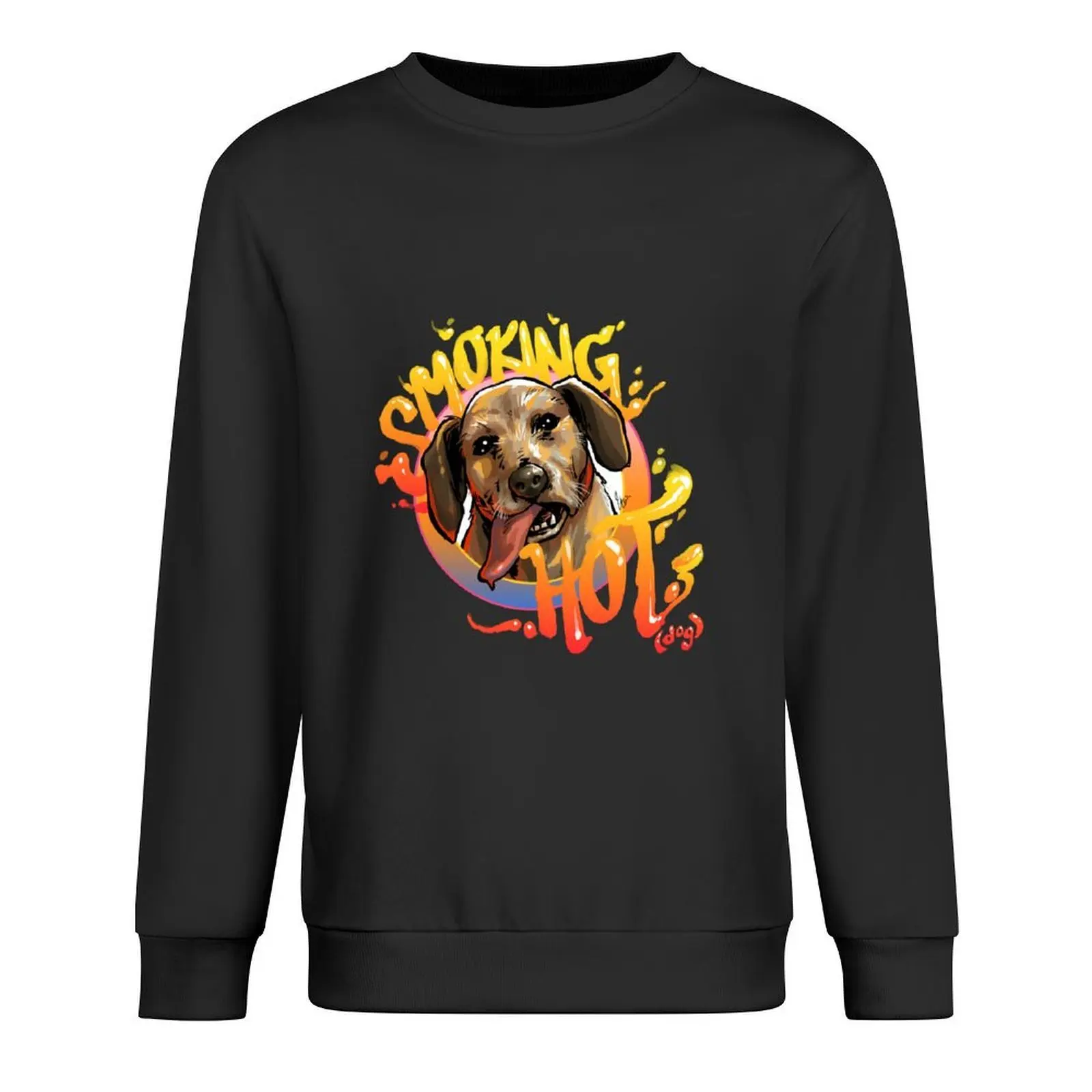

Smoking Hot (Dog) Pullover fashion men korean autumn clothes blouse men's sweat-shirt sweatshirts men