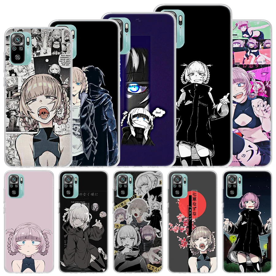 Call Of The Night Nazuna Soft Case For Xiaomi Redmi 10 10A 10C 12 12C 9 9A 9C 9T Phone Cover 8 8A 7 7A 6 6A S2 K20 K40 Pro Funda