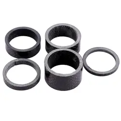 1pcs/5pcs Bike Accessories Handle Bar Bicycle Headset Carbon Fiber Front Fork Washer Spacing Pad Spacer Headset Ring