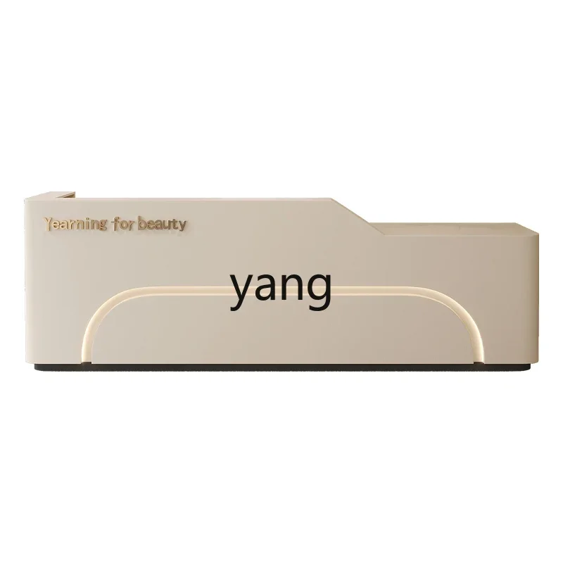 

LMM reception desk beauty salon company hotel modern simple paint special-shaped bar checkout page