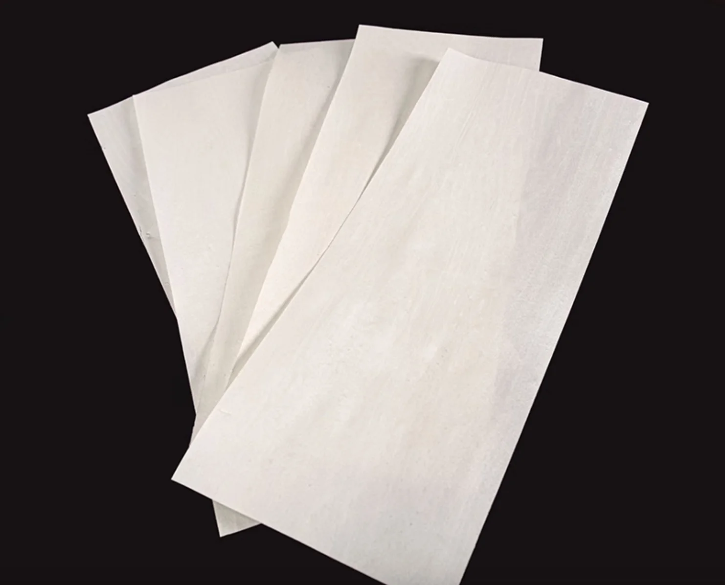 5pcs/lot L:500x200mm  T:0.3-0.4mm Natural Dyed Pure White Maple Thin Wood Veneer Sheets  Guitar Speaker Fingerboard Veneer Panel