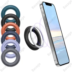 Magnetic Ring Holder For iPhone 14 13 12,Magnet Wall Mobile Phone Holder Magnetic For MagSafe,Car Phone Stand,Sticker Stand