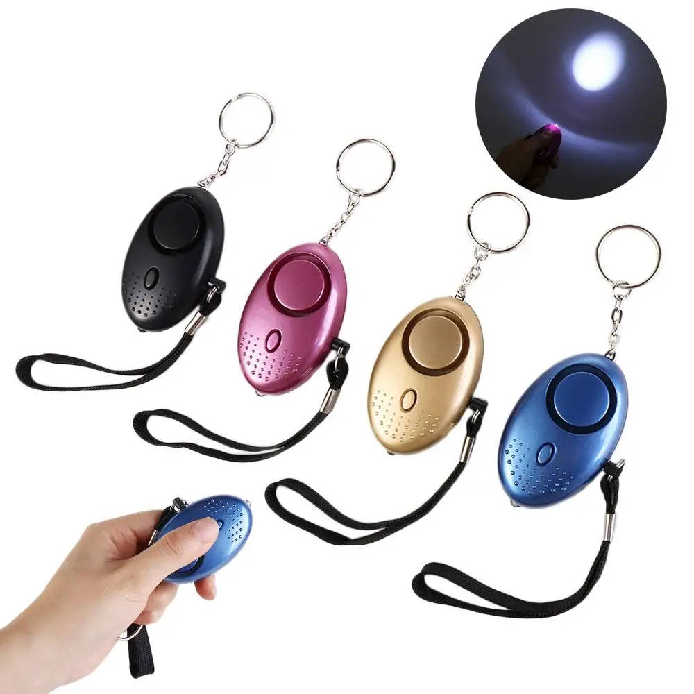 Women Child Elder Girl Safety Self Defense Personal 120dB Security Alarm Keychain Alert Scream