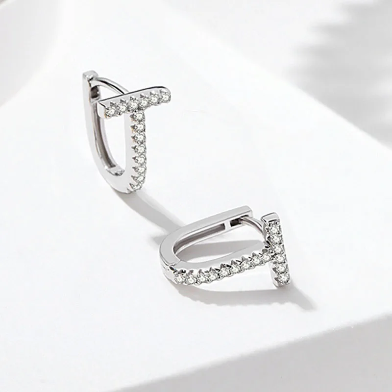 ANENJERY CZ Zirkon Kreis Creolen für Frauen Männer Punk Trendy Party Zubehör Mode Schmuck Geschenk – Detail 11