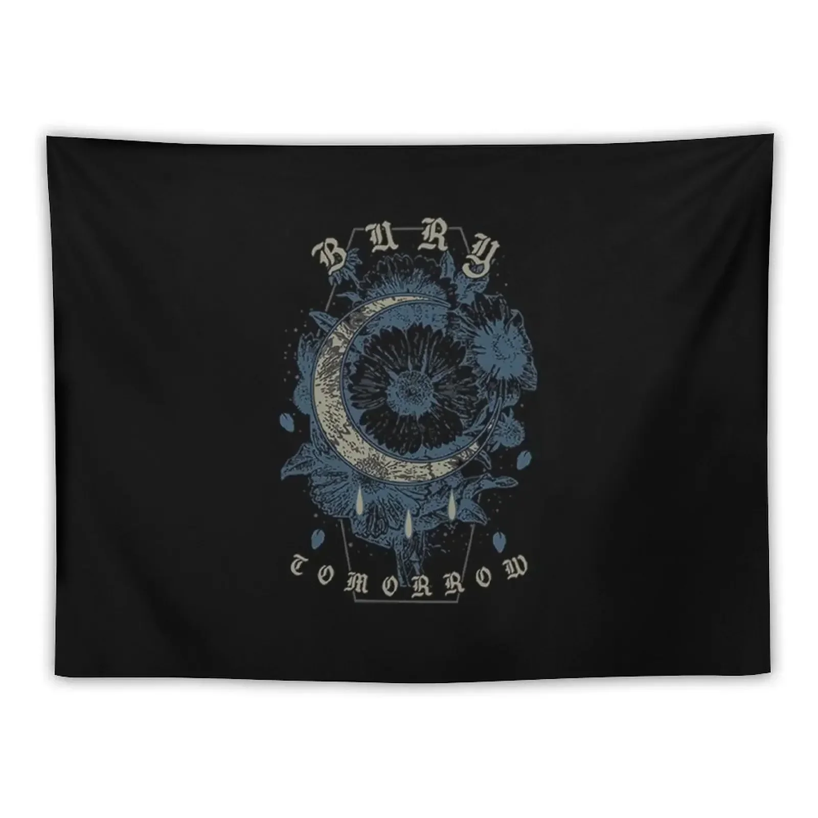 Bury Tomorrow - New BLUE MOON Artwork Tapestry Decoration Aesthetic Tapete For The Wall Home Decorations Aesthetic Tapestry