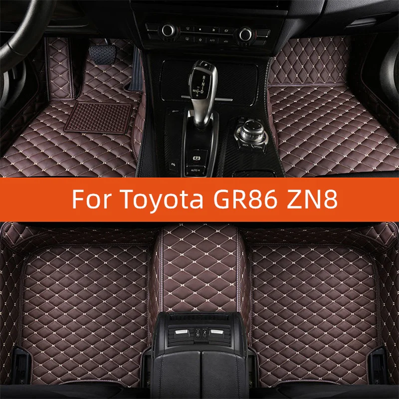 

Custom Leather Car Floor Mat For Toyota GR86 ZN8 2022 2023 2024 2025 2026 2027 Car Mat Interior Accessories