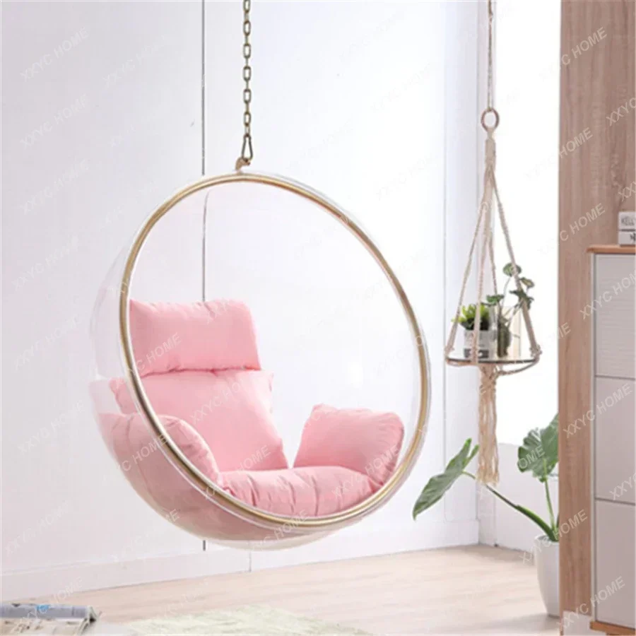 Prodgf 1 pz un Set trasparente ins Hanging Swing Bubble Chair