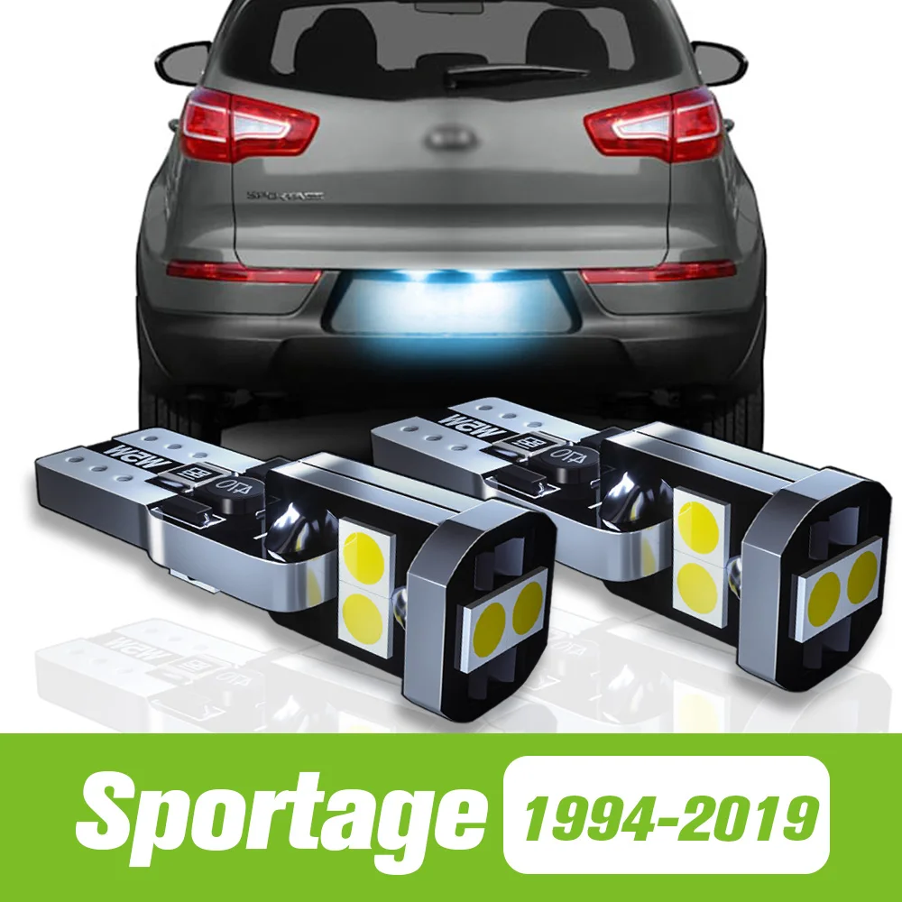 

2pcs For Kia Sportage 1 2 3 4 1994-2019 LED License Plate Light 2009 2010 2011 2012 2013 2014 2015 2016 2017 2018 Accessories