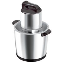 New Design Three Speed Stainless Steel 6L 8L 10L 12L Yam Fufu Pounding Machine Grinder Blender Electric Meat Chopper For Sale