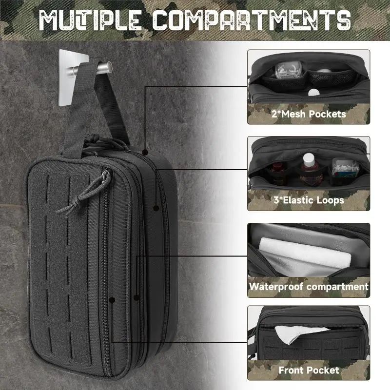 Toiletry Bag Men Women Hygiene Bag Shaving Kit Travel Shower Makeup Pouch Cosmetic Organizer Bags