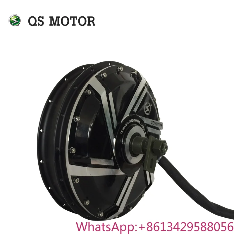 

QS Motor High Speed Powered 120 Kph 8000W 273 50H V3 V4 Electric Wheel Hub Motor QS ESpoke Hub Motor 8000w 72v