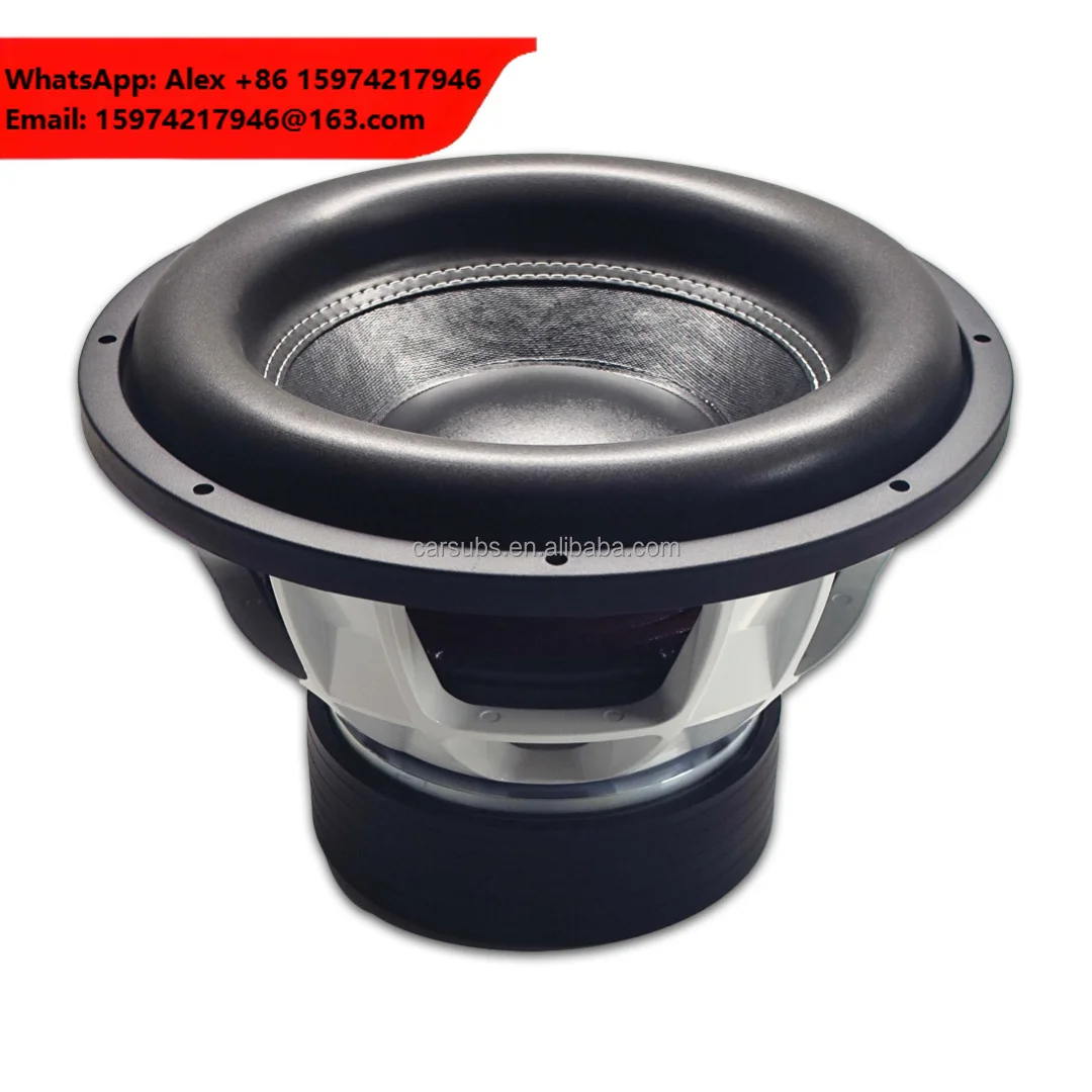 Car Stereo Subwoofer Speaker 15 Inch Sub RMS 2000W Strong Punch Bass Speaker 15 4000W Peak SPL Car Subwoofer