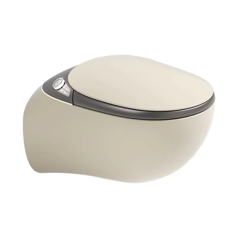2025 Wall Mounted Intelligent Tank-free Household Automatic All-in-one Sensor Elongated Small House Colorful P-Trap Heated Seat 6