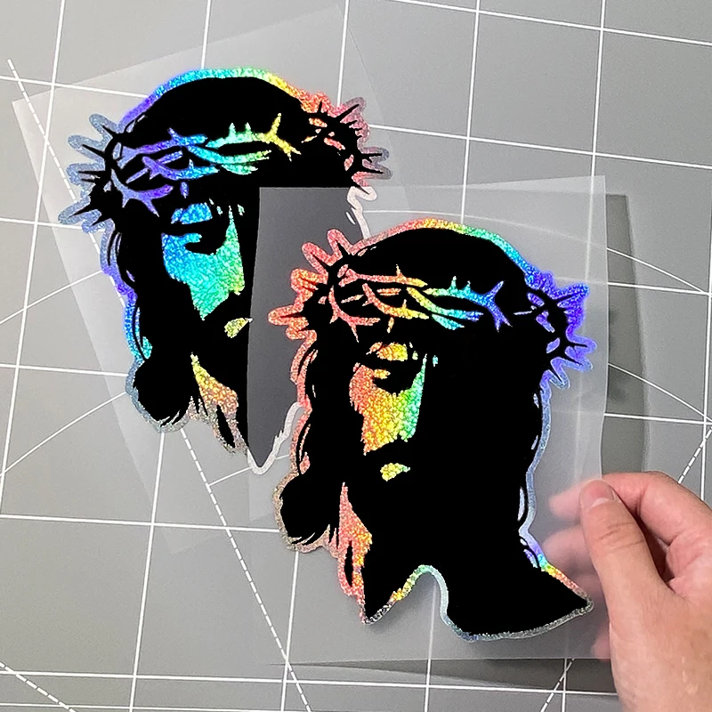 

1pc Jesus Motorcycle Sticker Waterproof for Motorbike Helmet Box Front Fairing Fuel Tank Car Window Universal Vinyl Decals