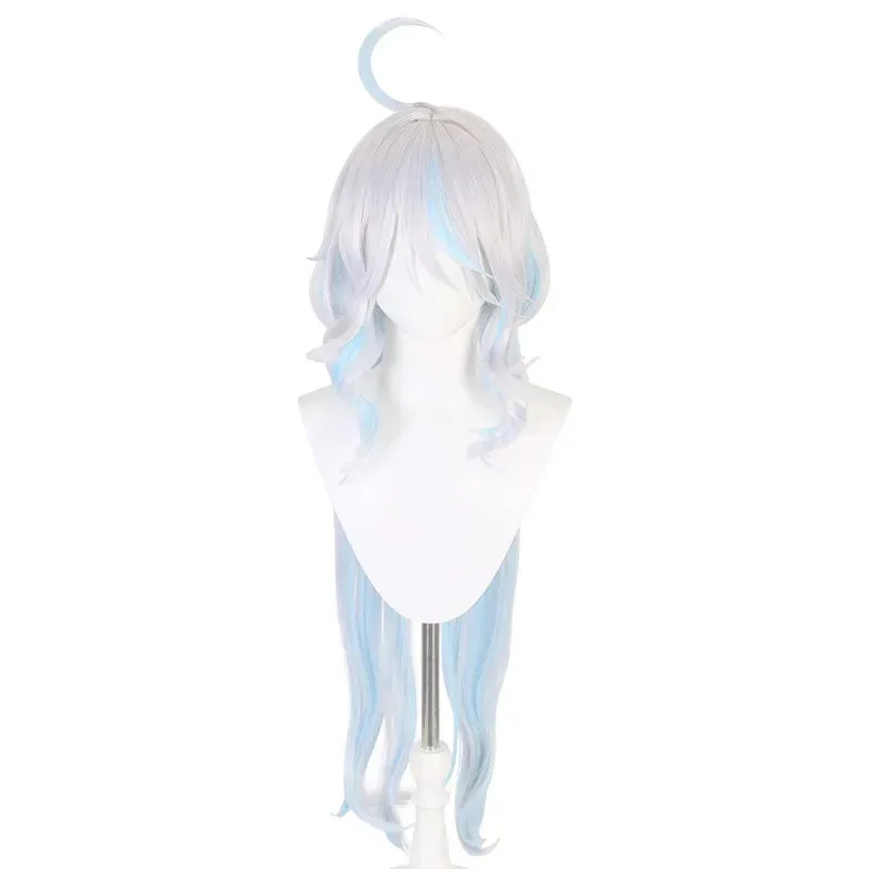 Focalors Jogo Yuanshen Impact Cosplay Peruca Natal Halloween role-playing Suitsa;k6;8',