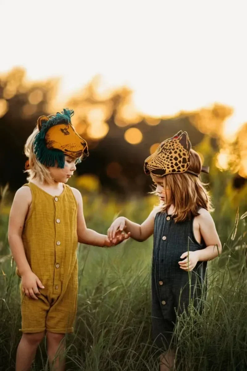 Máscara de conejo, León y cebra para niños y adultos, diadema de Animal, Cosplay, sombreros de escenario, vestido de Mascarada, máscara de Carnaval