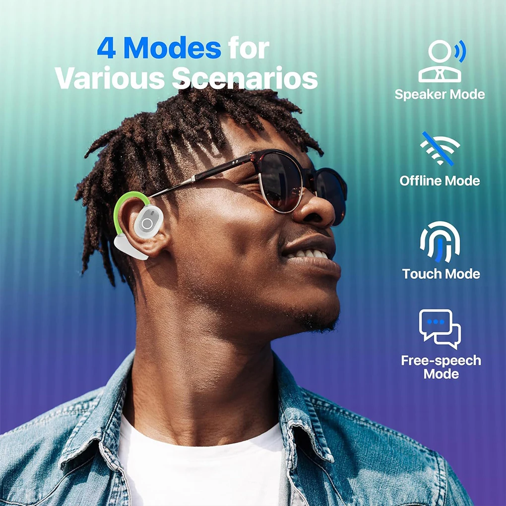 AI Translator Earbuds Multi Languages Noise Cancelling Bluetooth 5.3 Headset Instant Translator Smart Voice Real Time ﻿