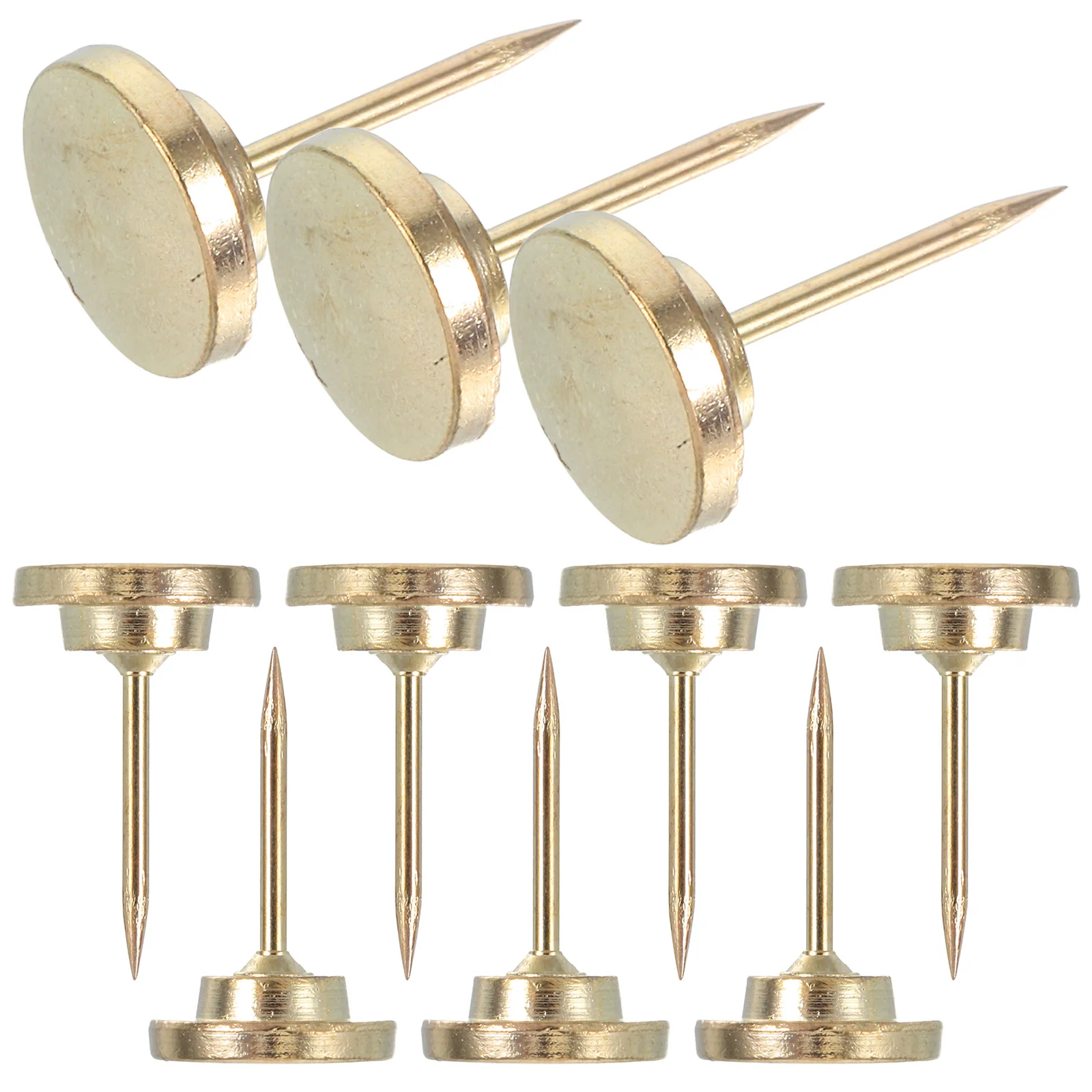 

30Pcs Creative Zinc Alloy Flat Push Pins Flat Head Thumb Tacks for Wall Posters Maps Picture Hanging Wall Pushpin