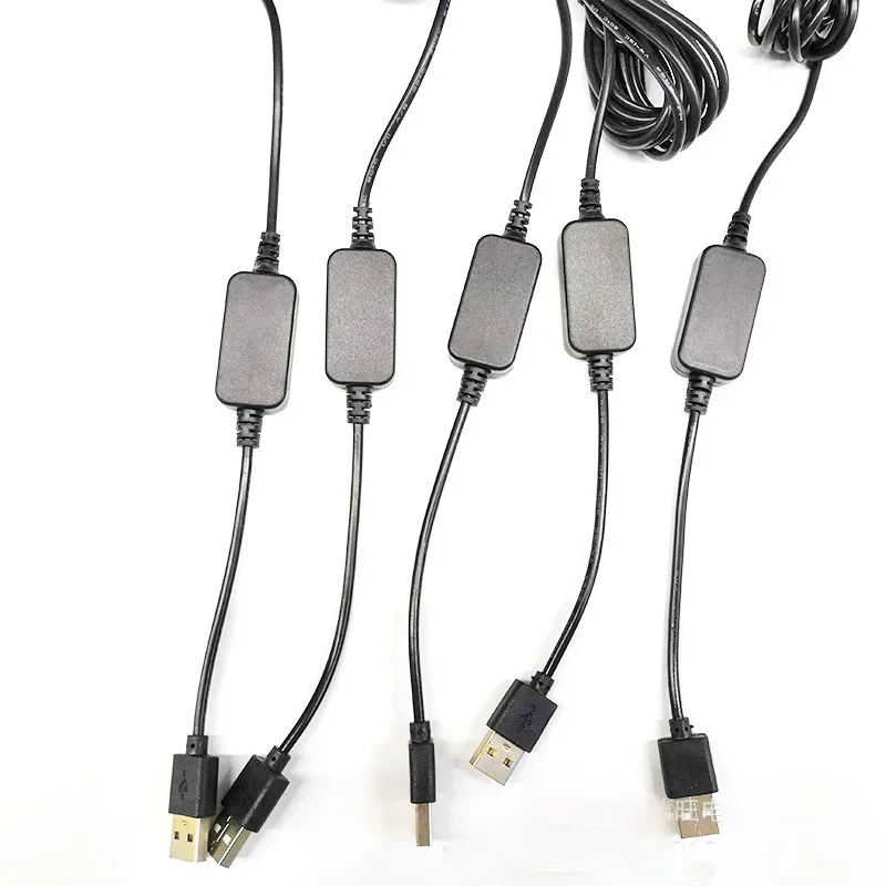 Wired Controller Converter Adapter Female Power Cord for Power Bank DVR, 12V Car Cigarette Lighter Socket to USB Port