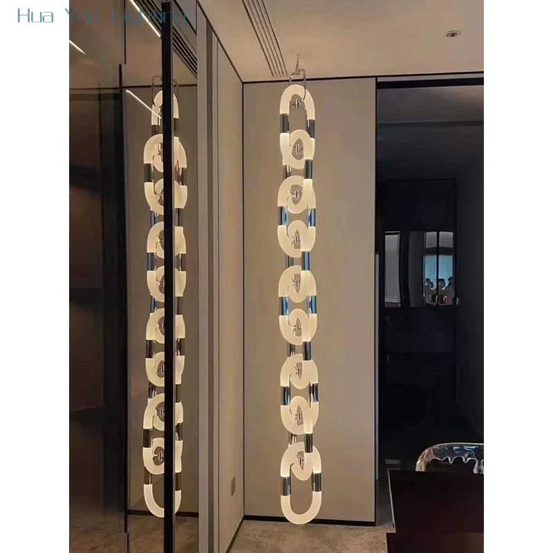 Lámpara colgante Stil lux, cadena de luz moderna, suspensión de brillo de cristal regulable, luz de cristal para dormitorio, mesita de noche, iluminación para escaleras