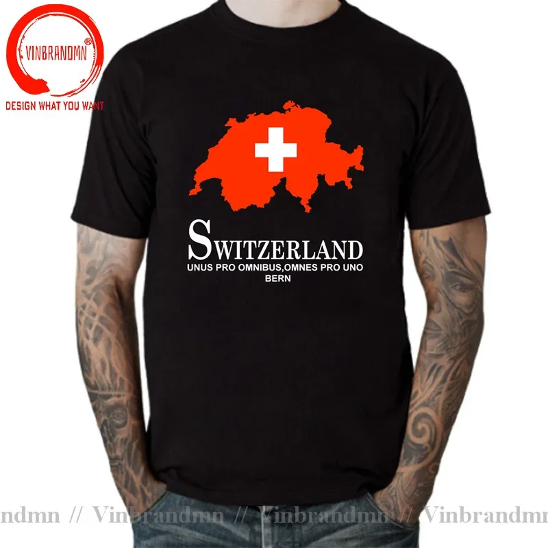 Swiss Confederation Confoederatio Helvetica Switzerland T Shirt man 2022 T-shirt Nation Team Cotton Tee Fans Country CHE CH Tops