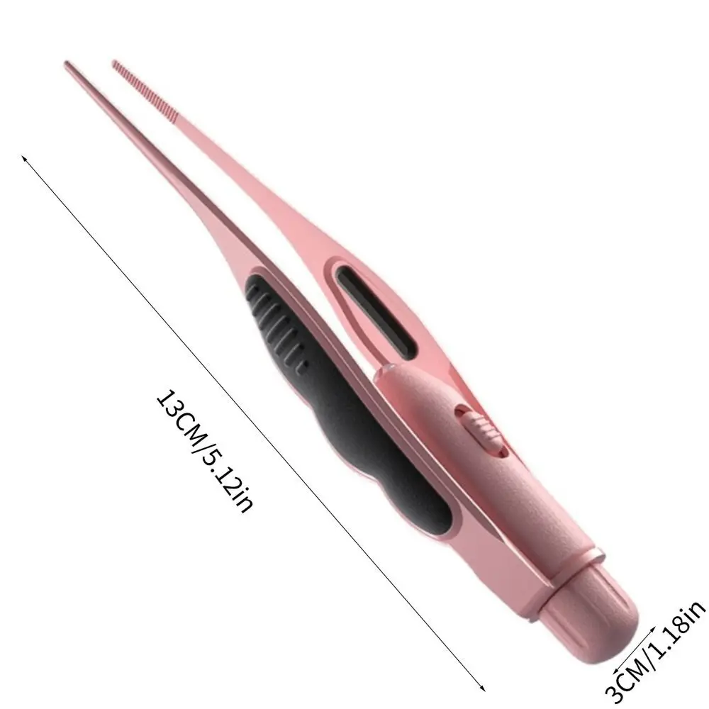 سلامة مصباح ليد إزالة شمع الأذن الملقط المضادة للانزلاق المضادة للصدأ الأذن الشمع مزيل كليب Earpick الاستخدام المنزلي